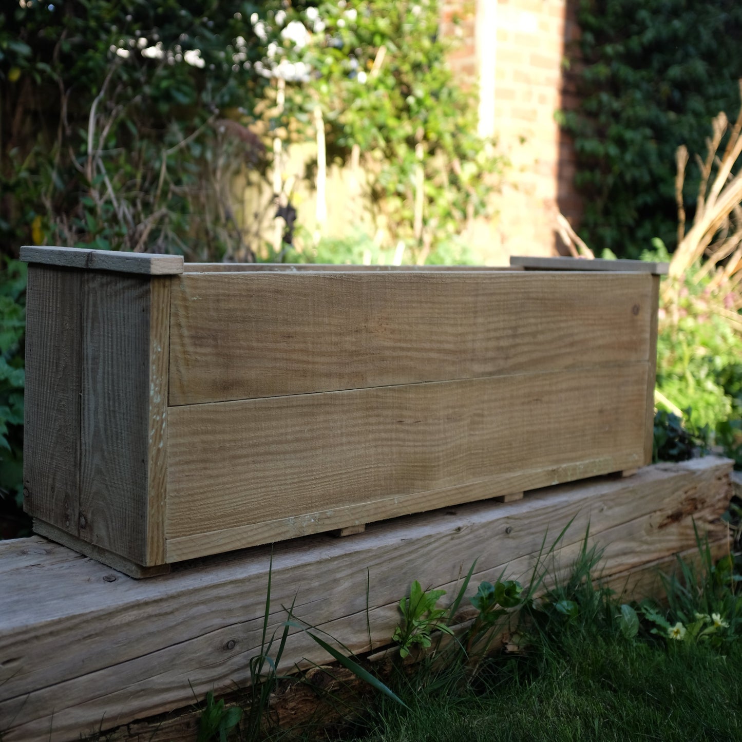 The Porlock - Outdoor Wooden Trough Planter