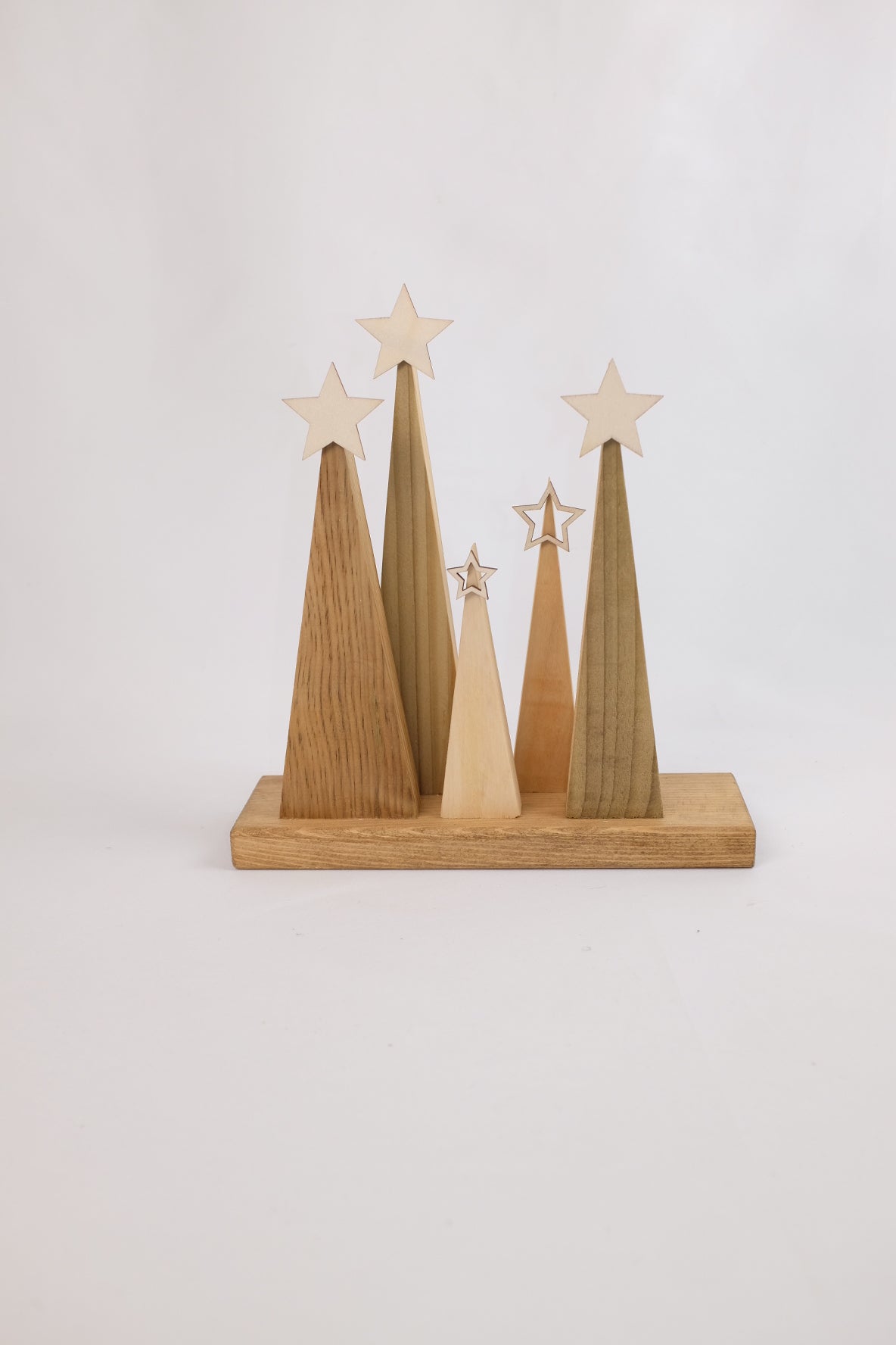 Handmade Wooden Star Tree Decoration