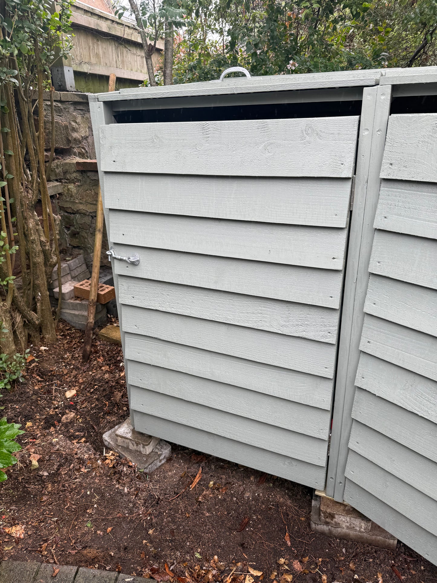 Recycling bin storage