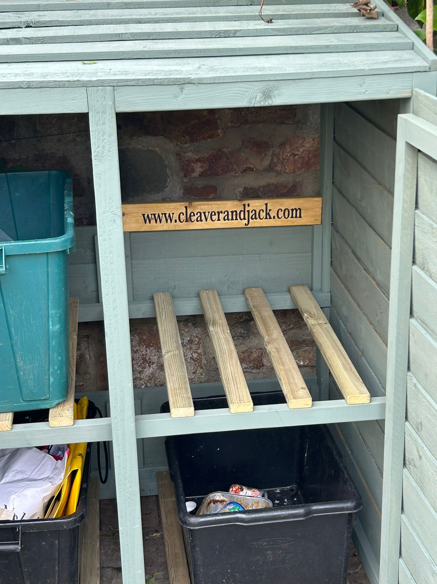 Recycling bin storage