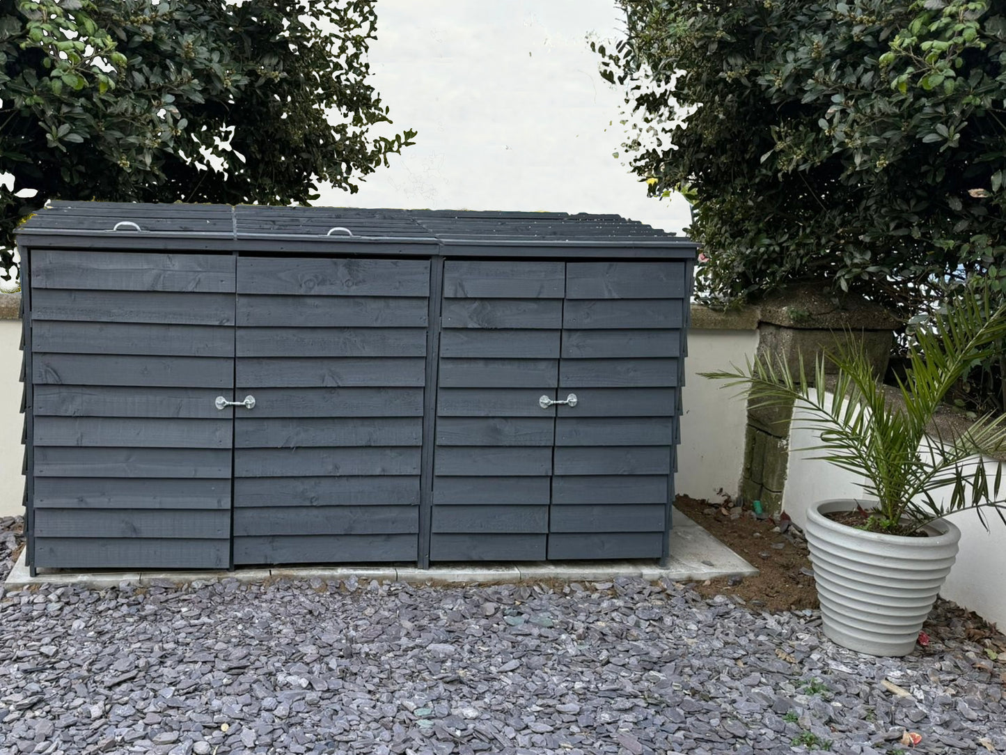 Recycling bin storage